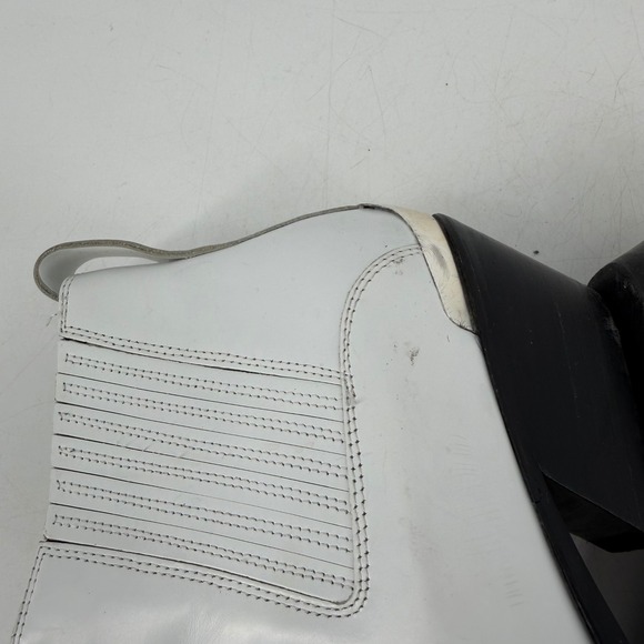 Rag & Bone Westin Boot Women 37.5 White Leather Pointed Toe Western Minimalist - Picture 7 of 13